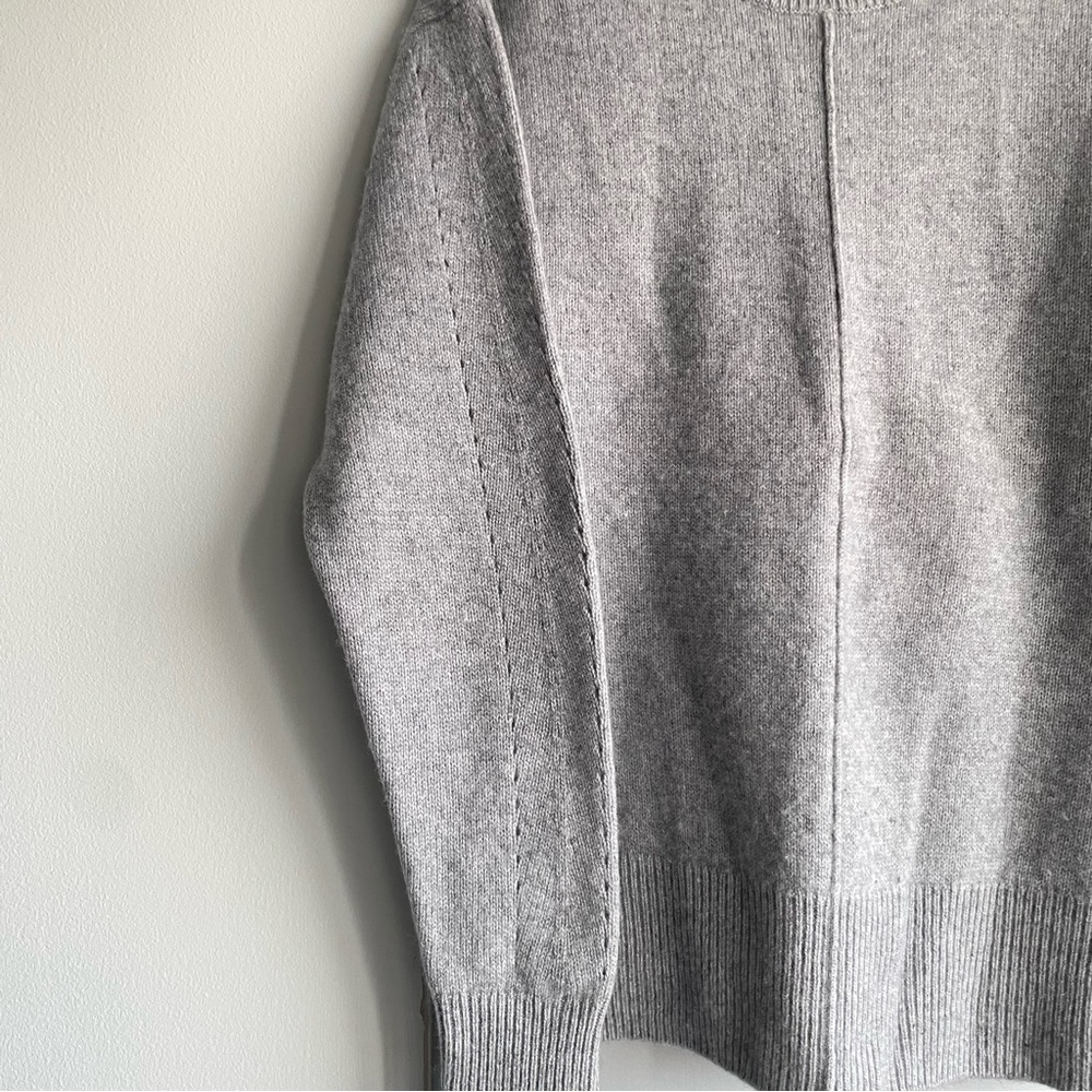 Grey Wool and Cashmere Sweater - Picture 2 of 7